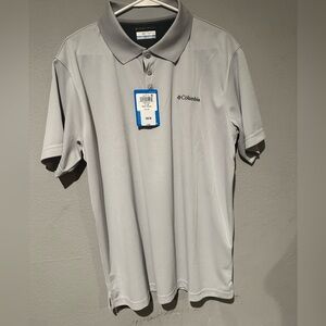 Columbia Men's Grey Polo Shirt